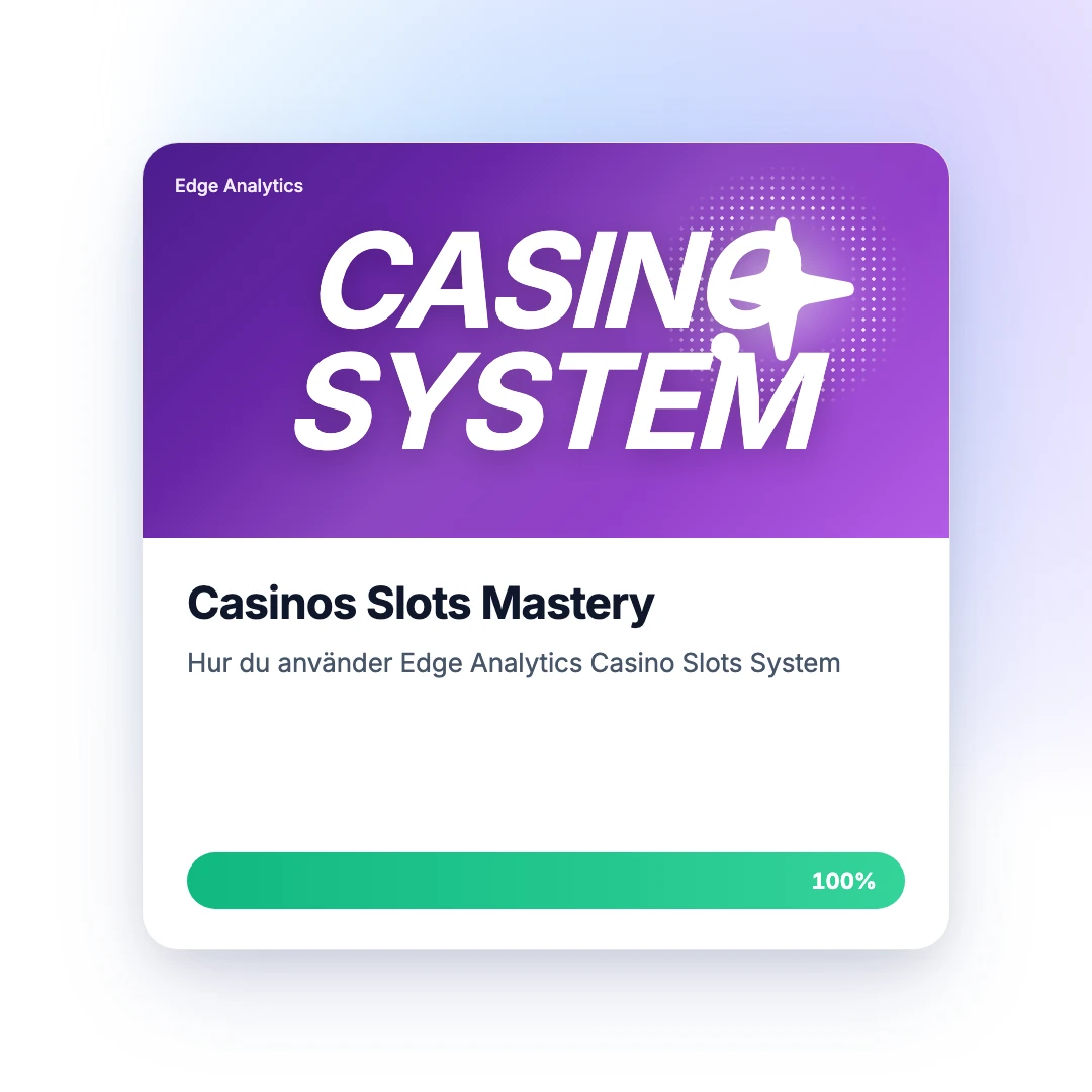Tutorials-banan i Edge Analytics